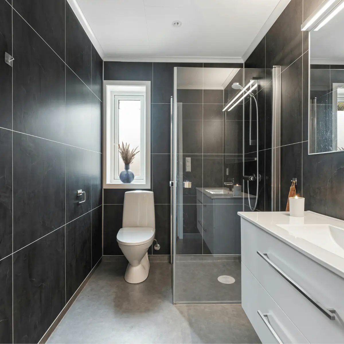 Whether working within listed period homes or luxury high-rise developments, our small bathroom design execution maximizes every square inch